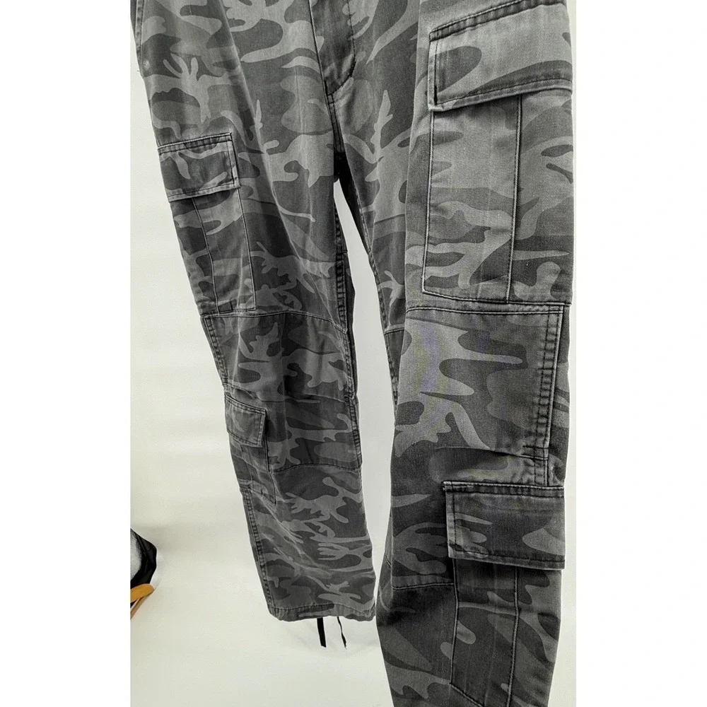 Backbone‎ Gray Camo Cargo Pants Utility Casual Streetwear Outdoor Everyday 34